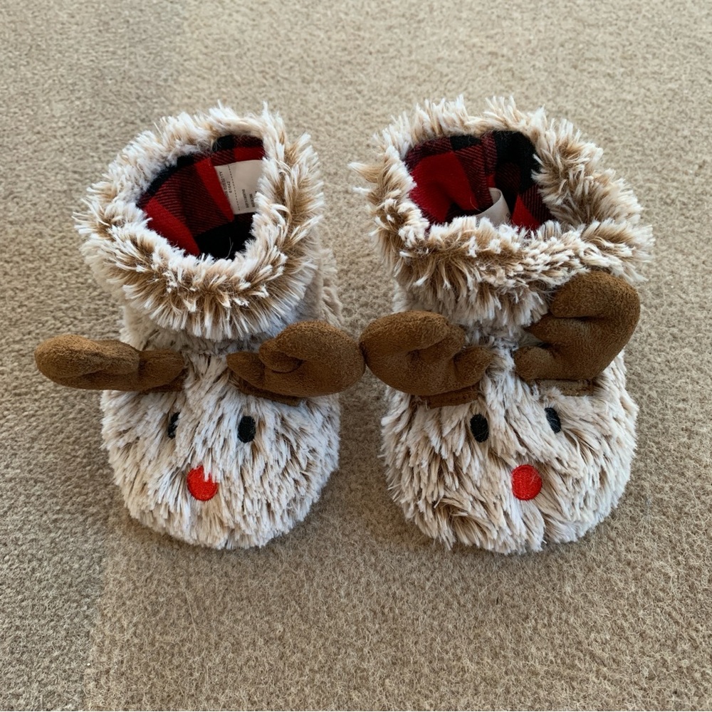Reindeer Baby Slippers
